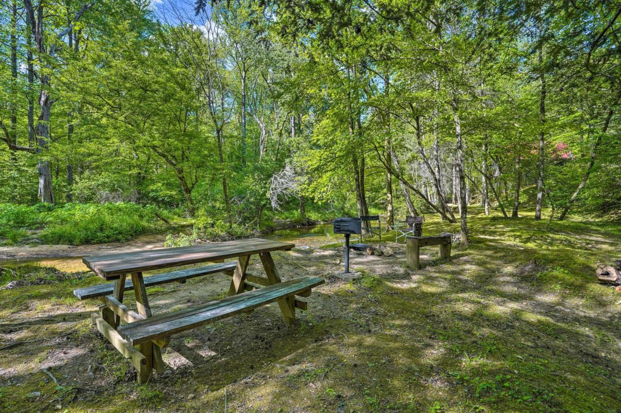 Cozy Tellico Plains Cabin With Large Mountain Creek! エクステリア 写真