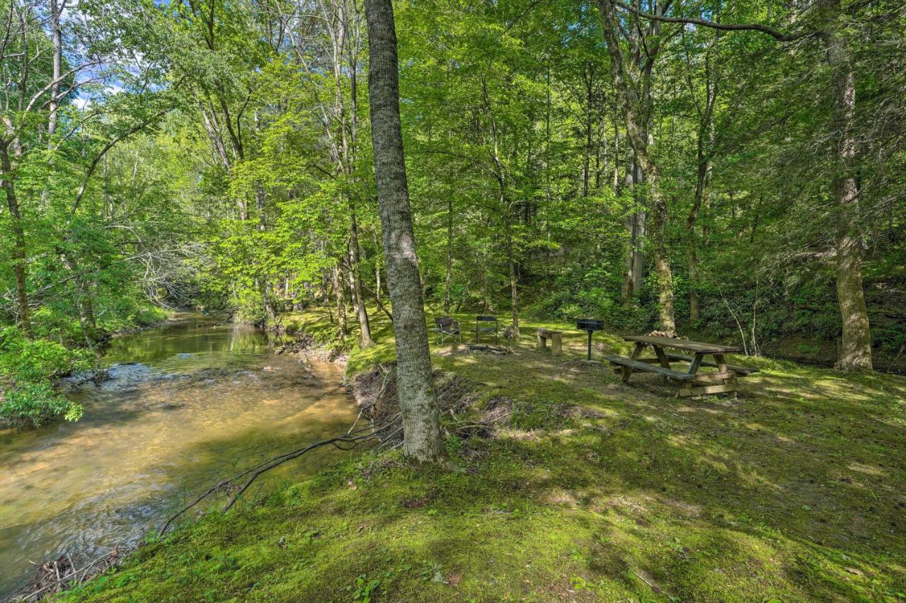 Cozy Tellico Plains Cabin With Large Mountain Creek! エクステリア 写真