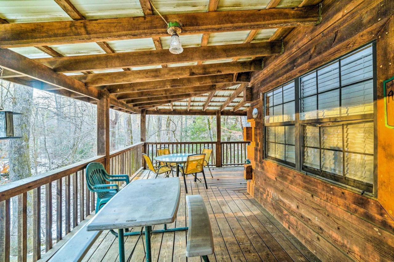 Cozy Tellico Plains Cabin With Large Mountain Creek! エクステリア 写真